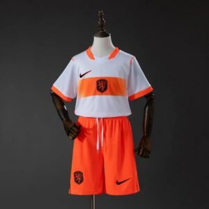 netherlands 2026 away full kids kit jersey 001