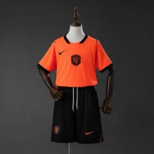 netherlands 2026 home full kids kit jersey 001