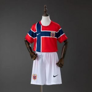 norway 2026 home kids kit jersey 001