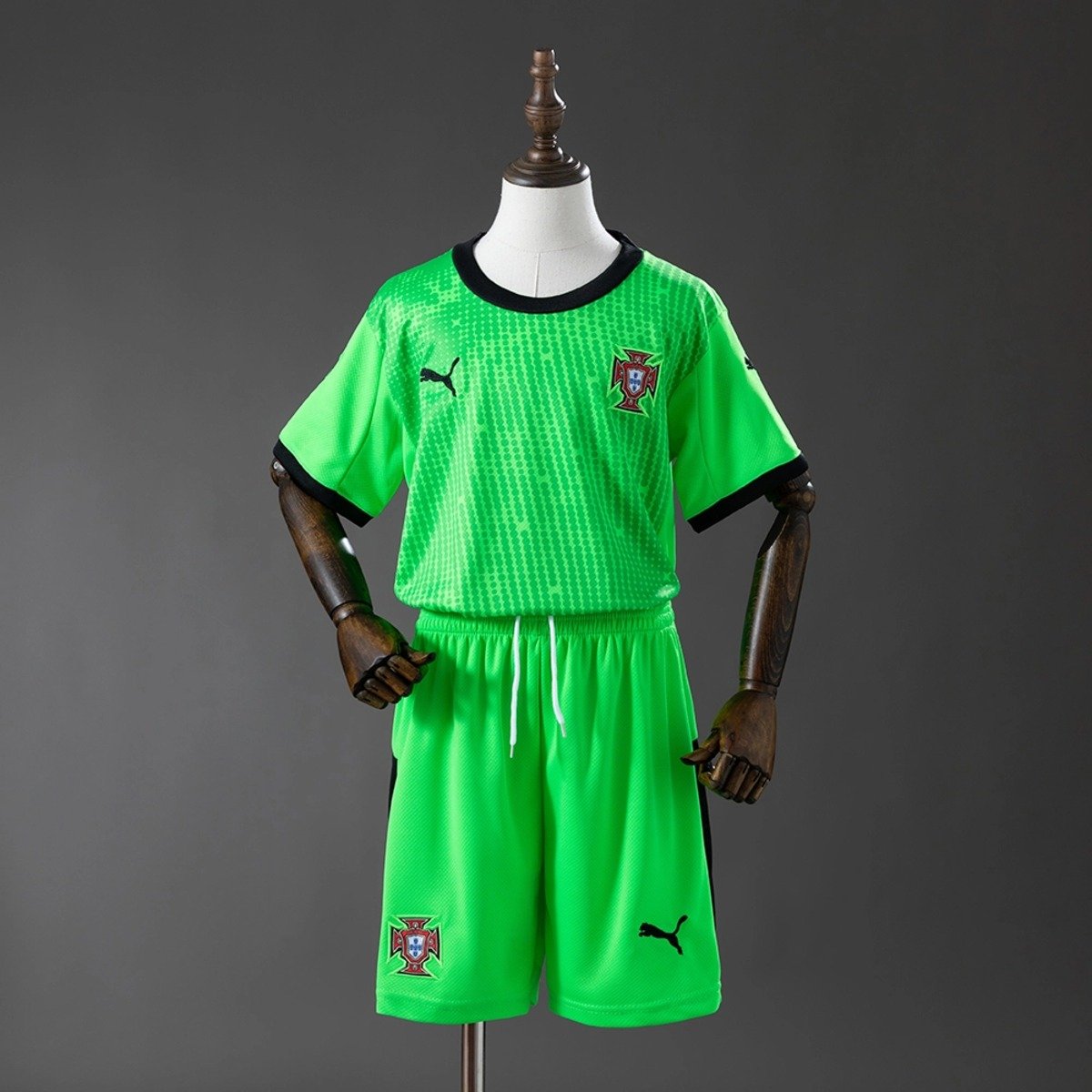 portugal 2026 goalkeeper full kids kit jersey 001 portugal 2026 goalkeeper full kids kit jersey 001
