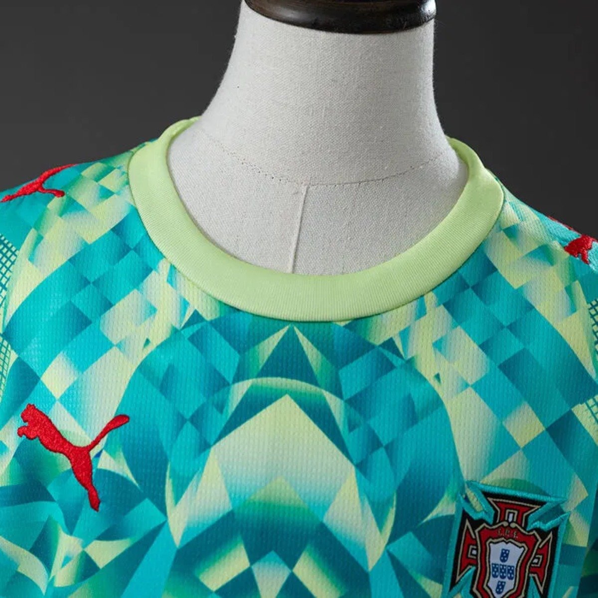 portugal 2026 goalkeeper green kids kit jersey 003 portugal 2026 goalkeeper green kids kit jersey 003