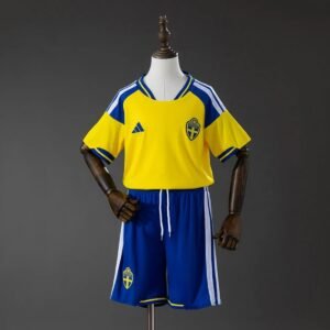 sweden 2026 home kids kit jersey 001
