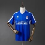 90 91 real oviedo home retro jersey 001