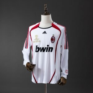 ac milan 06 07 away long sleeve retro jersey 001