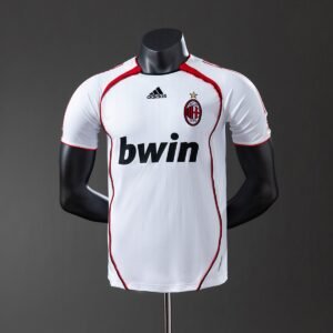 ac milan 06 07 away player version retro jersey 001