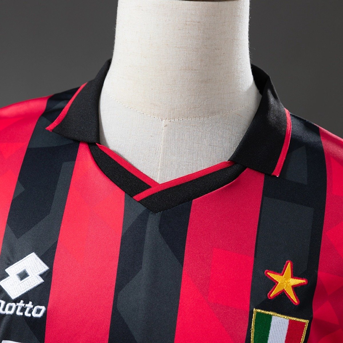 ac milan 93 94 home long sleeve retro jersey 007 ac milan 93 94 home long sleeve retro jersey 007