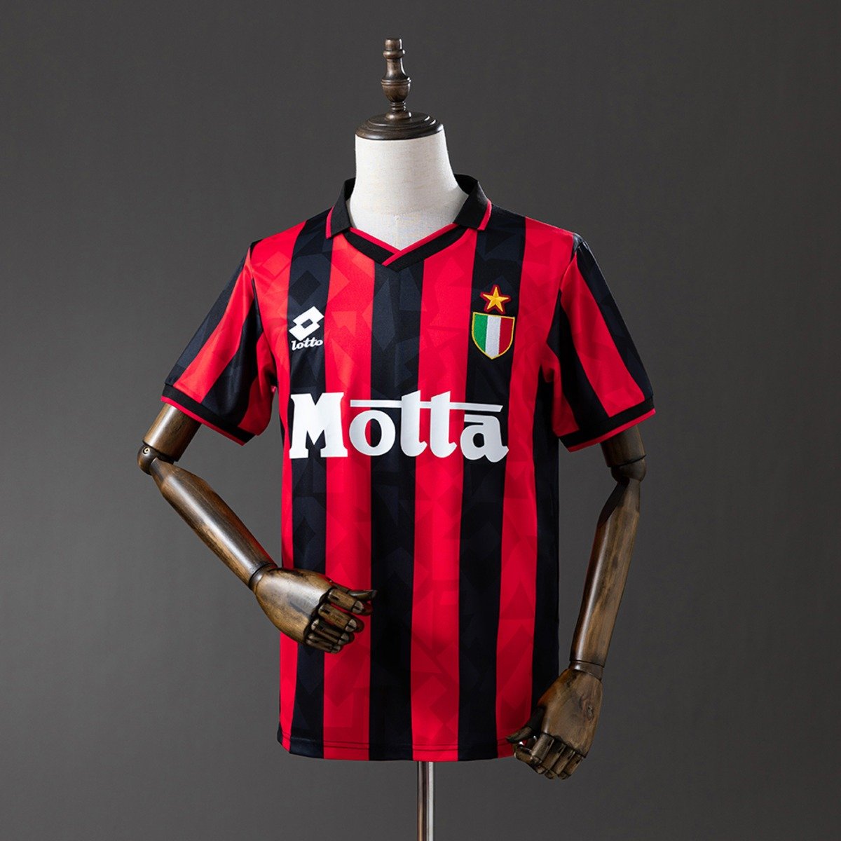 ac milan 93 94 home retro jersey 001 ac milan 93 94 home retro jersey 001