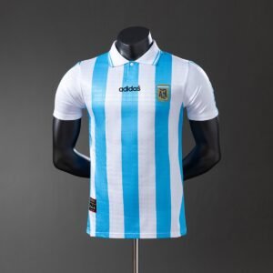 argentina 1994 home player version retro jersey 001