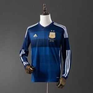 argentina 2014 away long sleeve retro jersey 001