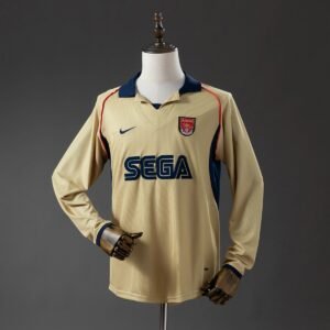 arsenal 01 02 away long sleeve retro jersey 001