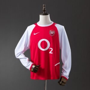 arsenal 02 04 home long sleeve retro jersey 001