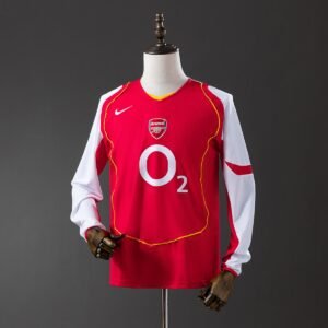 arsenal 04 05 home long sleeve retro jersey 001