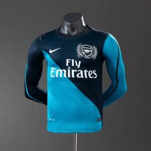 arsenal 11 12 away long sleeve player version retro jersey 001