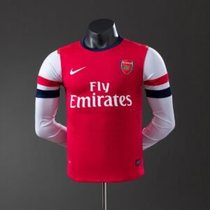 arsenal 12 13 home long sleeve player version retro jersey 001