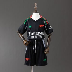 arsenal 24 25 away full kids kit jersey 001
