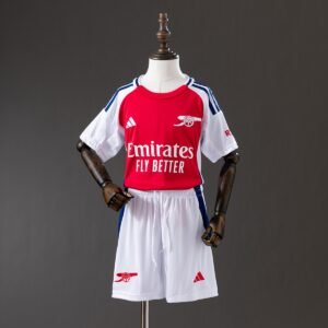 arsenal 24 25 home full kids kit jersey 001