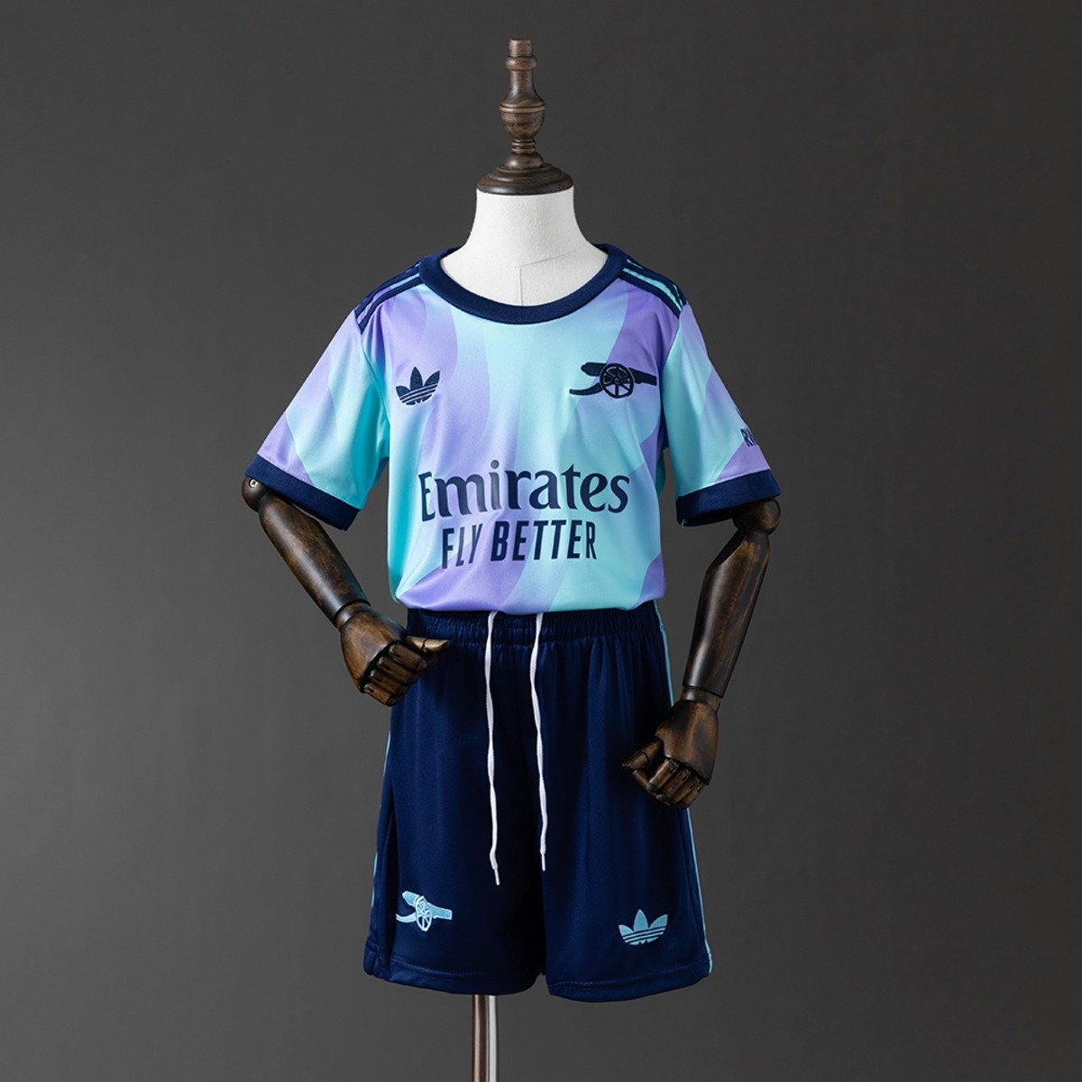 arsenal 24 25 third full kids kit jersey 001 arsenal 24 25 third full kids kit jersey 001
