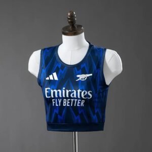 arsenal 2526 womens crop tank top third jersey 001