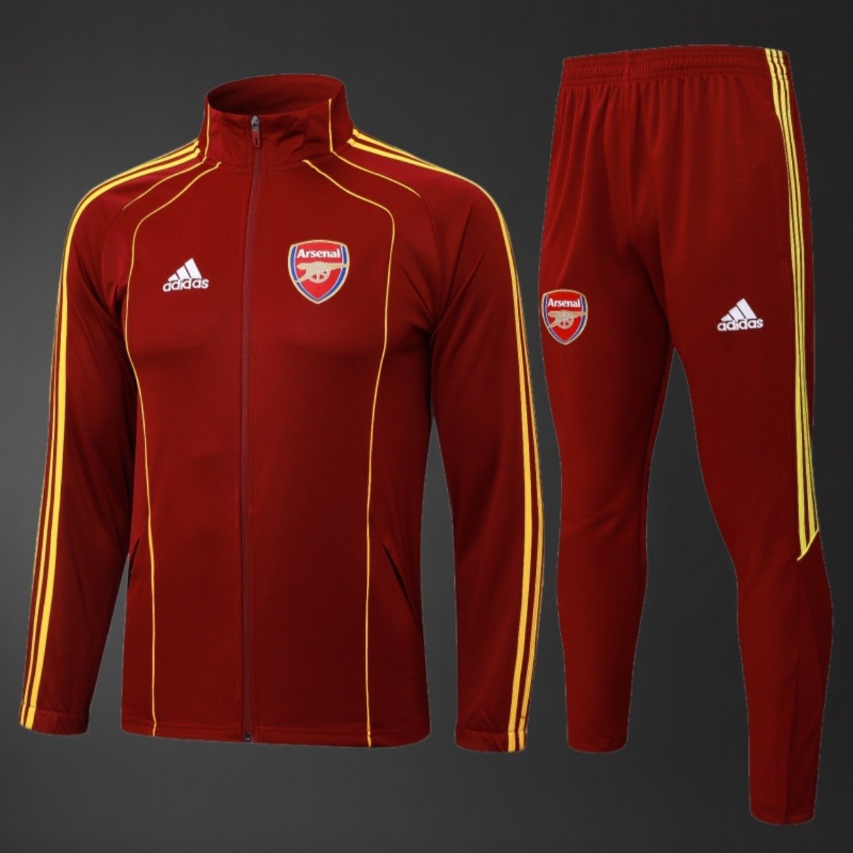 arsenal 25 26 adult & kids red training jacket kit 001 arsenal 25 26 adult & kids red training jacket kit 001