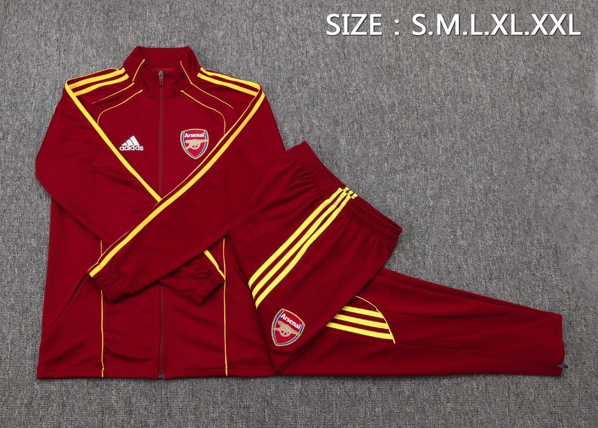 arsenal 25 26 adult & kids red training jacket kit 003 arsenal 25 26 adult & kids red training jacket kit 003