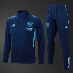 arsenal 25 26 adult & kids royal blue training jacket kit 001