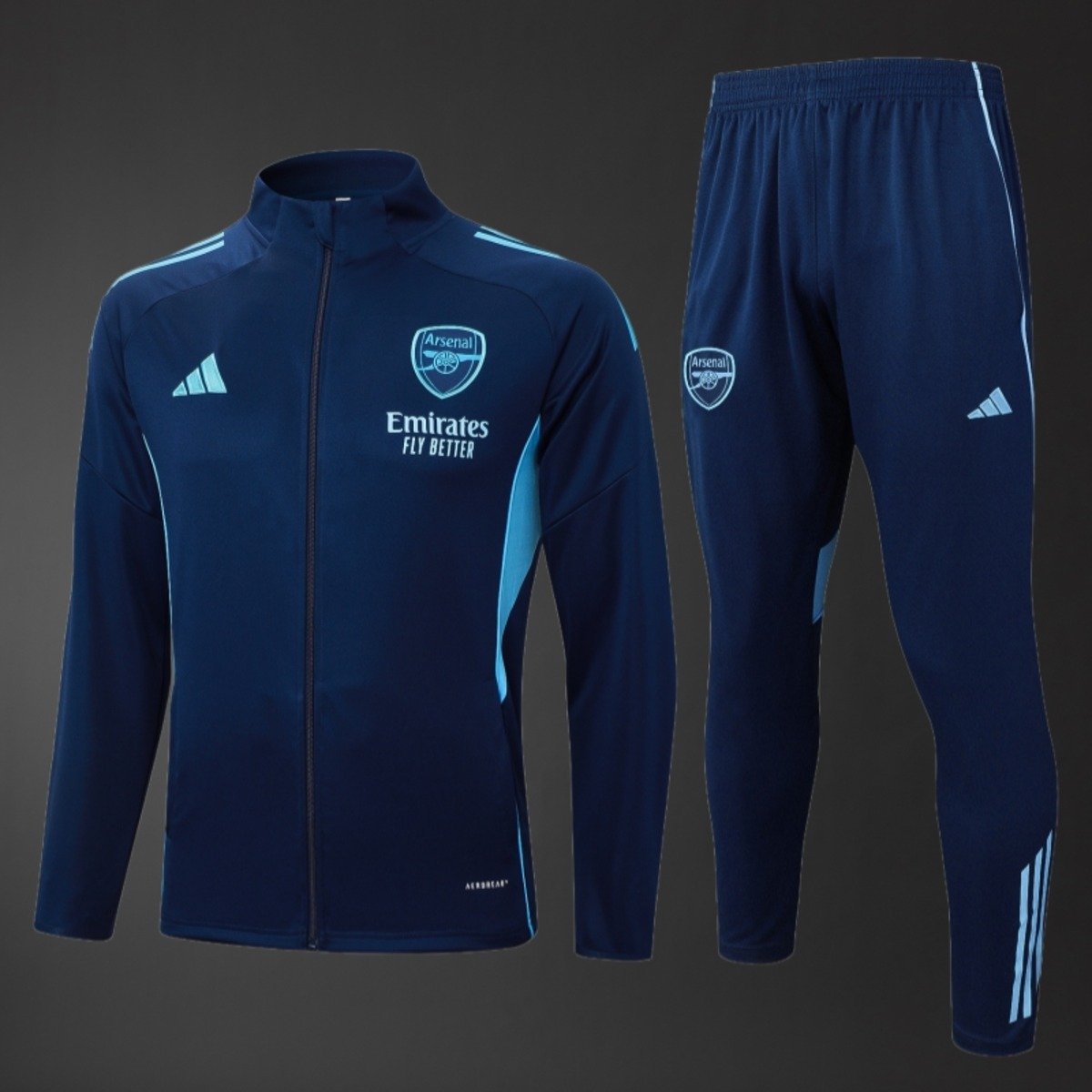 arsenal 25 26 adult & kids royal blue training jacket kit 001 arsenal 25 26 adult & kids royal blue training jacket kit 001