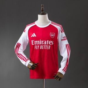 arsenal 25 26 home long sleeve jersey 001