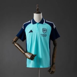 arsenal 25 26 polo light green 001
