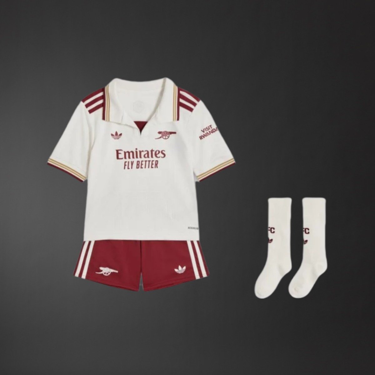 arsenal 25 26 third full kids kit jersey 003 arsenal 25 26 third full kids kit jersey 003