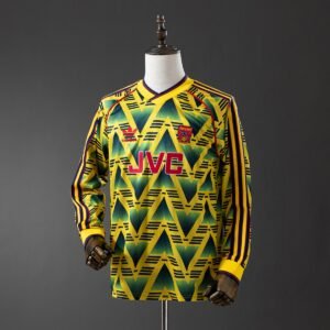 arsenal 91 93 away long sleeve retro jersey 001