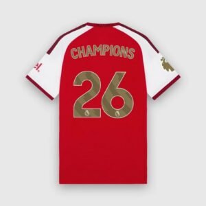 arsenal premier league champions authentic home jersey 001