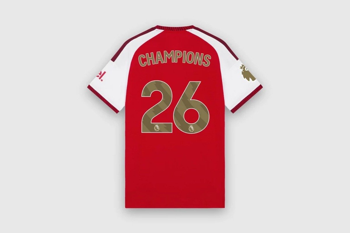 arsenal premier league champions authentic home jersey 001 arsenal premier league champions authentic home jersey 001