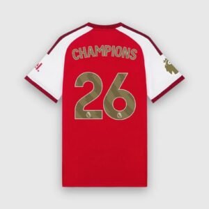 arsenal premier league champions home jersey 001