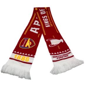 arsenal premier league title commemorative scarf 001