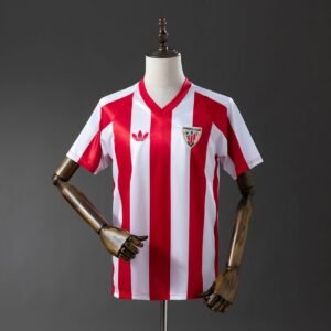 athletic bilbao 86 87 home retro jersey 001