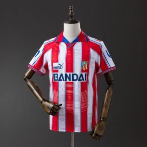 atletico madrid 96 97 home retro jersey 001