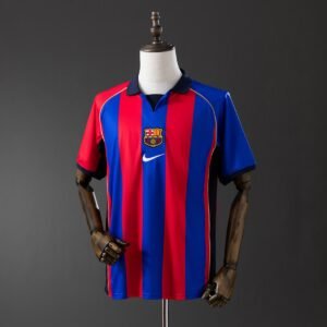 barcelona 01 02 home retro jersey 001