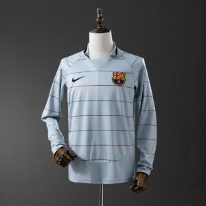 barcelona 03 04 away retro long sleeve jersey 001