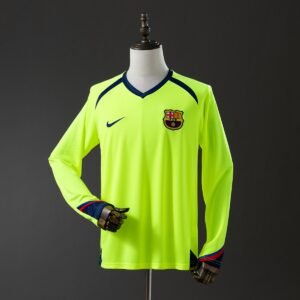 barcelona 05 06 away long sleeve retro jersey 001