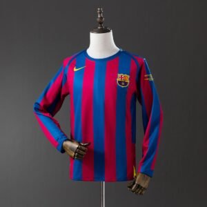 barcelona 05 06 uefa champions league home long sleeve retro jersey 001 1.jpg