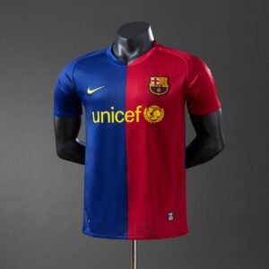 barcelona 08 09 retro player version home jersey 001