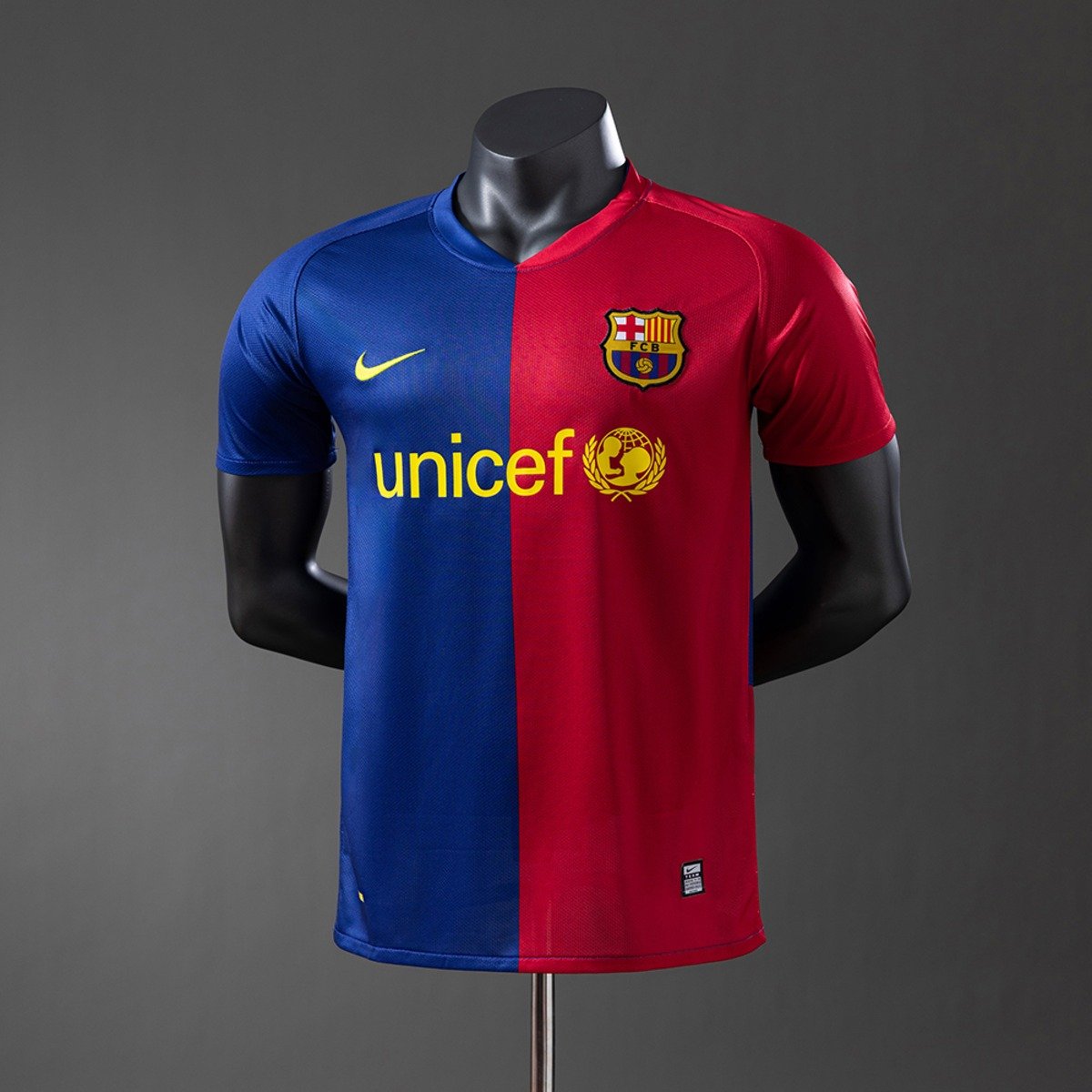 barcelona 08 09 retro player version home jersey 001 barcelona 08 09 retro player version home jersey 001