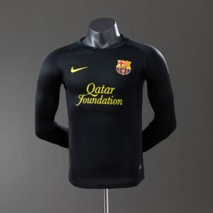 barcelona 11 12 away long sleeve player version retro jersey 001