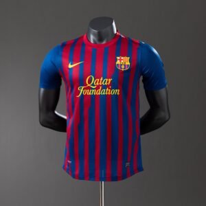 barcelona 11 12 home player version retro jersey 001