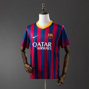 barcelona 13 14 home retro jersey 001