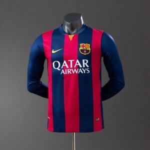 barcelona 14 15 home long sleeve player version retro jersey 001