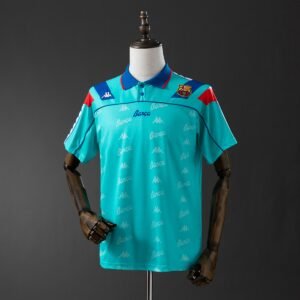 barcelona 92 95 away retro jersey 001