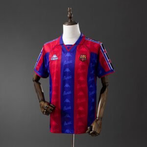 barcelona 95 97 home retro jersey 001