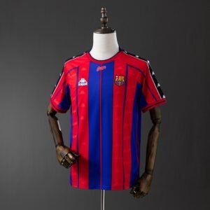 barcelona 97 98 home retro jersey 001