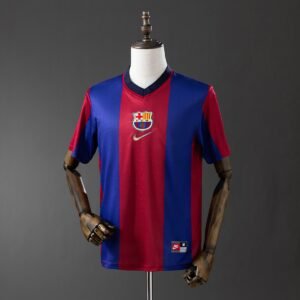 barcelona 98 99 home retro jersey 001